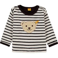 Bluza w kolorze granatowo-kremowym. Białe bluzy dla dziewczynek marki Steiff, z aplikacjami. W wyprzedaży za 62.95 zł.
