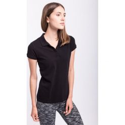 Koszulka polo damska TSD051AZ - CZARNY. Koszulki sportowe damskie marki 4f. Za 59.99 zł.