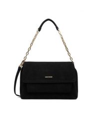 GINO ROSSI Torebka EO-LA224-19145 Czarny. Czarne torebki do ręki damskie Gino Rossi, bez wzorów, ze skóry, bez dodatków. Za 399.99 zł.