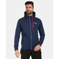 Męska bawełniana bluza z kapturem Kilpi DANILO-M. Niebieskie bluzy męskie Kilpi, m, bez wzorów, z bawełny, z kapturem. Za 318.77 zł.