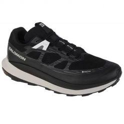 Buty do biegania męskie Salomon Ultra Glide 2 Gtx. Czarne buty sportowe męskie Salomon, z materiału, bez zapięcia, do biegania. Za 706.20 zł.