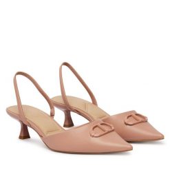 Sandały Aldo. Brązowe sandały damskie Aldo, bez wzorów, bez obcasa, na szpilce, bez zapięcia. Za 319.99 zł.