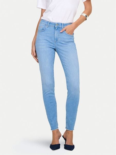 ONLY Jeansy Blush 15363265 Niebieski Slim Fit. Niebieskie jeansy damskie Only. Za 134.99 zł.