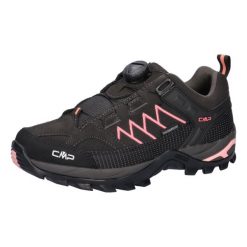 Damskie buty trekkingowe CMP Rigel Fitgo WP Low. Szare trekkingi damskie CMP, trekkingowe. Za 423.70 zł.