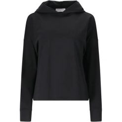 Bluza damska z kapturem Athlecia Guyana. Czarne bluzy damskie Athlecia, bez wzorów, ze skóry, z kapturem. Za 230.00 zł.