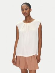 ViCOLO Bluzka TD0763 Écru Regular Fit. Bluzki damskie ViCOLO, m, bez wzorów, z syntetyku, bez kołnierzyka, bez ramiączek. Za 139.99 zł.