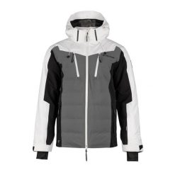 Kurtka narciarska męska Velox1 stx. Białe kurtki męskie Bergson, m, bez wzorów, bez kaptura, narciarskie. W wyprzedaży za 1,032.00 zł.