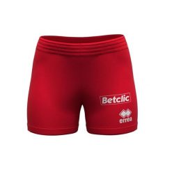 Damskie Szorty wyjazdowe France Betclic. Czerwone szorty sportowe damskie ERREA, l, bez wzorów, z materiału, eleganckie, na fitness i siłownię. Za 166.50 zł.