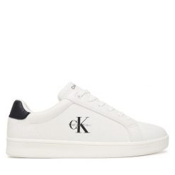 Sneakersy Calvin Klein. Białe trampki i tenisówki chłopięce Calvin Klein, bez wzorów, bez zapięcia. Za 379.99 zł.