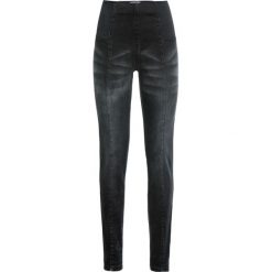 Dżinsy modelujące sylwetkę JEGGINSY bonprix czarny. Jeansy damskie marki bonprix. Za 59.99 zł.