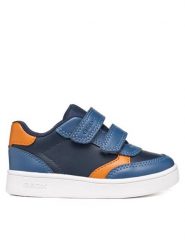 Geox Sneakersy B Eclyper Boy B555LA 000BC C0659 Granatowy. Niebieskie buty sportowe chłopięce Geox, bez wzorów, ze skóry, bez zapięcia. Za 179.99 zł.