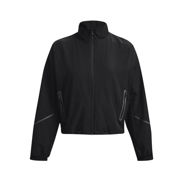 Damska kurtka wodoodporna Under Armour Unstoppable. Czarne kurtki damskie Under Armour, xl, bez wzorów, z materiału, z kapturem. Za 598.00 zł.