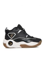 Shaq Sneakersy EOSS-H.O.F AQ95027Y-BBZ Czarny. Czarne buty sportowe chłopięce Shaq, bez wzorów, ze skóry, bez zapięcia. Za 249.99 zł.