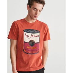 T-shirt z nadrukiem - Pomarańczo. T-shirty damskie marki Reserved. Za 39.99 zł.