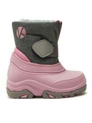 Kimberfeel Śniegowce Neno Różowy. Czerwone buty zimowe dziewczęce Kimberfeel, ze skóry, bez zapięcia. Za 169.99 zł.