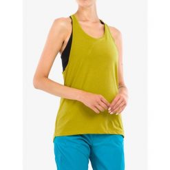 Top wspinaczkowy damski Ocun Fionna Top. Zielone koszulki sportowe damskie Ocun, l, bez wzorów, bez kołnierzyka, bez ramiączek. Za 90.99 zł.