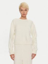 Calvin Klein Underwear Sweter 000QS7341E Écru Regular Fit. Swetry damskie Calvin Klein Underwear, xl, bez wzorów, z syntetyku, bez kołnierzyka, bez ramiączek, bez kaptura. Za 159.99 zł.