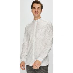 Tommy Jeans - Koszula. Szare koszule męskie Tommy Jeans, z bawełny, button down, z długim rękawem. Za 299.90 zł.