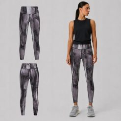 LEGGINSY DAMSKIE 4F TRENINGOWE SZYBKOSCHNĄCE Z WYSOKIM STANEM KOLOR SZARY. Szare legginsy sportowe damskie 4f, xl, bez wzorów, z materiału, z podwyższonym stanem, długie, na fitness i siłownię. Za 149.99 zł.