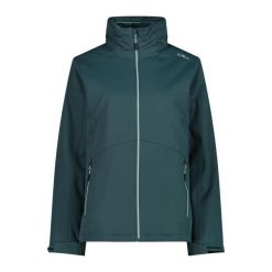 Damska kurtka wodoodporna CMP. Zielone kurtki damskie CMP, bez wzorów, bez kaptura. Za 513.95 zł.