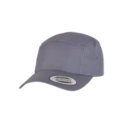 Czapka z daszkiem Flexfit Jockey. Szare czapki i kapelusze męskie FLEXFIT, bez wzorów. Za 139.00 zł.