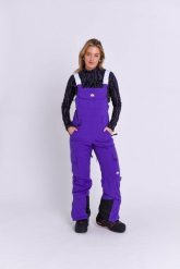 Spodnie ogrodniczki Yeh Girl - fioletowe. Zielone spodnie materiałowe dla dziewczynek OOSC, bez wzorów, z materiału. Za 1,078.99 zł.