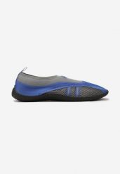 Niebiesko-Szare Buty Sportowe Kąpielowe do Wody Eferta. Niebieskie buty sportowe męskie Born2be, bez zapięcia, żeglarskie. Za 29.99 zł.