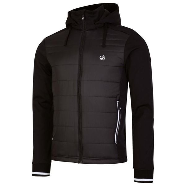 Kurtka trekkingowa męska Dare2b Shield softshell. Czarne kurtki męskie Dare 2b, m, bez wzorów, z materiału, bez kaptura. Za 372.00 zł.