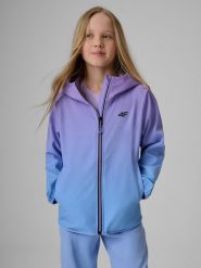 4F Kurtka softshell wiatroodporna membrana 5000 dziewczęca - multikolor 134 (8-9 lat). Brązowe kurtki i płaszcze dla dziewczynek 4f, bez wzorów, z softshellu, bez kaptura. Za 199.99 zł.