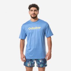Koszulka UV surfingowa męska Quiksilver Til. Białe koszulki sportowe męskie Quiksilver, l, bez wzorów, z bawełny, bez kołnierzyka, bez ramiączek, narciarskie. Za 159.99 zł.