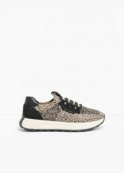 Sneakersy Tom Tailor z kryształkami. Czarne obuwie sportowe damskie bonprix, bez wzorów. Za 299.99 zł.