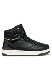 Geox Sneakersy J Washiba Girl J36HXA 05402 C9999 S Czarny. Czarne buty sportowe dziewczęce Geox, bez wzorów, ze skóry, bez zapięcia. Za 229.99 zł.