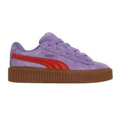 Buty Kobieta Puma Fenty Creeper Phatty fioletowy. Fioletowe obuwie sportowe damskie Puma, bez wzorów, z zamszu, trekkingowe. Za 499.99 zł.