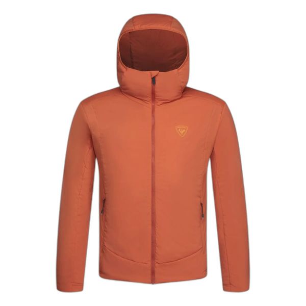Kurtka narciarska Rossignol męska Opside Hoodie JKT pomarańczowa. Brązowe kurtki damskie Rossignol, m, bez wzorów, z elastanu, długie, z kapturem, narciarskie. Za 989.99 zł.