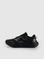 4F Buty do biegania FLOW RUN NIGHT MOTION męskie - czarne 44. Czarne buty sportowe męskie 4f, z gumy, bez zapięcia, do biegania. Za 369.99 zł.
