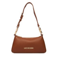 Torebka LOVE MOSCHINO. Brązowe torebki do ręki damskie Love Moschino, bez wzorów, klasyczne, bez dodatków. Za 859.99 zł.