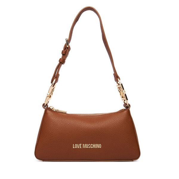 Torebka LOVE MOSCHINO. Brązowe torebki do ręki damskie Love Moschino, bez wzorów, klasyczne, bez dodatków. Za 560.99 zł.