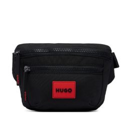Nerka HUGO. Czarne saszetki męskie Hugo, młodzieżowe, małe. Za 384.99 zł.