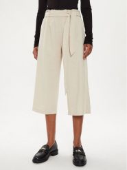 JDY Kuloty Say 15254627 Beżowy Loose Fit. Brązowe spodnie materiałowe damskie JDY, bez wzorów, z wiskozy. Za 209.99 zł.