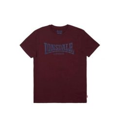 T-shirt Lonsdale Logo Kai. Czerwone t-shirty męskie Lonsdale, xs, bez wzorów, z bawełny, bez kołnierzyka. Za 137.50 zł.