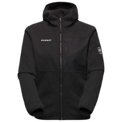 Kurtka Mammut Tamaro Ml Hooded Jacket Women Damskie. Czarne kurtki damskie Mammut, m, z aplikacjami, z materiału, bez kaptura. Za 652.99 zł.