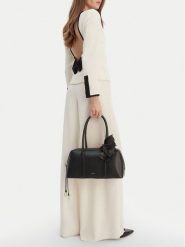 GINO ROSSI Torebka C-LDA8017A Czarny. Czarne torebki do ręki damskie Gino Rossi, bez wzorów, z materiału, bez dodatków. Za 249.99 zł.