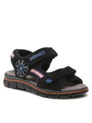 Primigi Sandały 3896000 S Czarny. Czarne sandały chłopięce Primigi, z materiału, bez zapięcia. Za 379.99 zł.