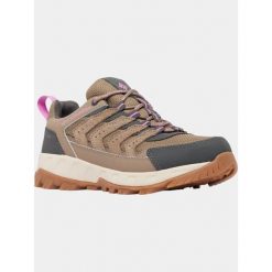 Buty Damskie Columbia Strata Trail Low WP. Brązowe obuwie sportowe damskie Columbia, bez wzorów, trekkingowe. Za 339.00 zł.