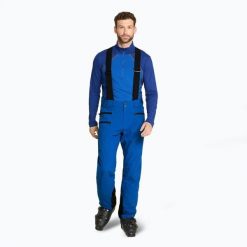 Spodnie narciarskie męskie ZIENER Tronador. Niebieskie spodnie snowboardowe męskie Ziener, na jesień, m, bez wzorów, z materiału, narciarskie. Za 789.99 zł.