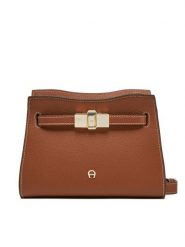 Aigner Torebka 132961 Brązowy. Brązowe listonoszki damskie Aigner, bez wzorów, ze skóry, bez dodatków. Za 1,839.00 zł.