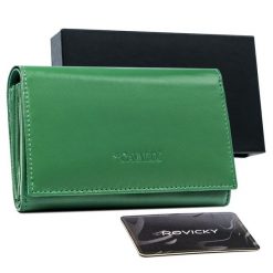 Portfel damski Cavaldi RD-22-GCL-0924 zielony. Zielone portfele damskie 4U Cavaldi, bez wzorów, ze skóry. Za 67.99 zł.