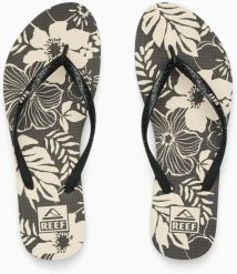 Reef W'S Reef Seaside Prints, black floral, 36 (us 6). Czarne klapki damskie Reef, bez wzorów, sportowe, bez obcasa. Za 93.52 zł.