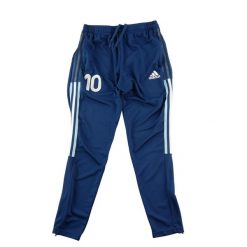 Second life - Spodnie dresowe męskie Adidas Messi - Stan bardzo dobry. Niebieskie spodnie sportowe męskie Adidas, m, bez wzorów, z dresówki, do biegania. Za 127.76 zł.
