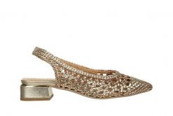 Sandały Gioseppo Piskove Platinium 602212, Złoty, Skóra naturalna - 36. Żółte sandały damskie Gioseppo, bez wzorów, ze skóry, bez obcasa, bez zapięcia. W wyprzedaży za 269.10 zł.